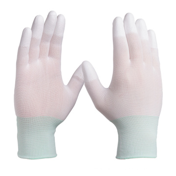 13G Guantes de trabajo de propósito general de punto de nylon blancos de nylon